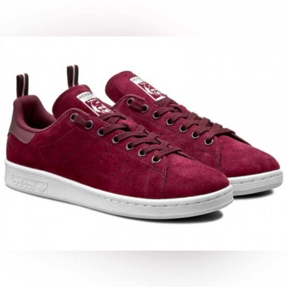 Adidas Stan Smith, Size 13, Maroon Suede